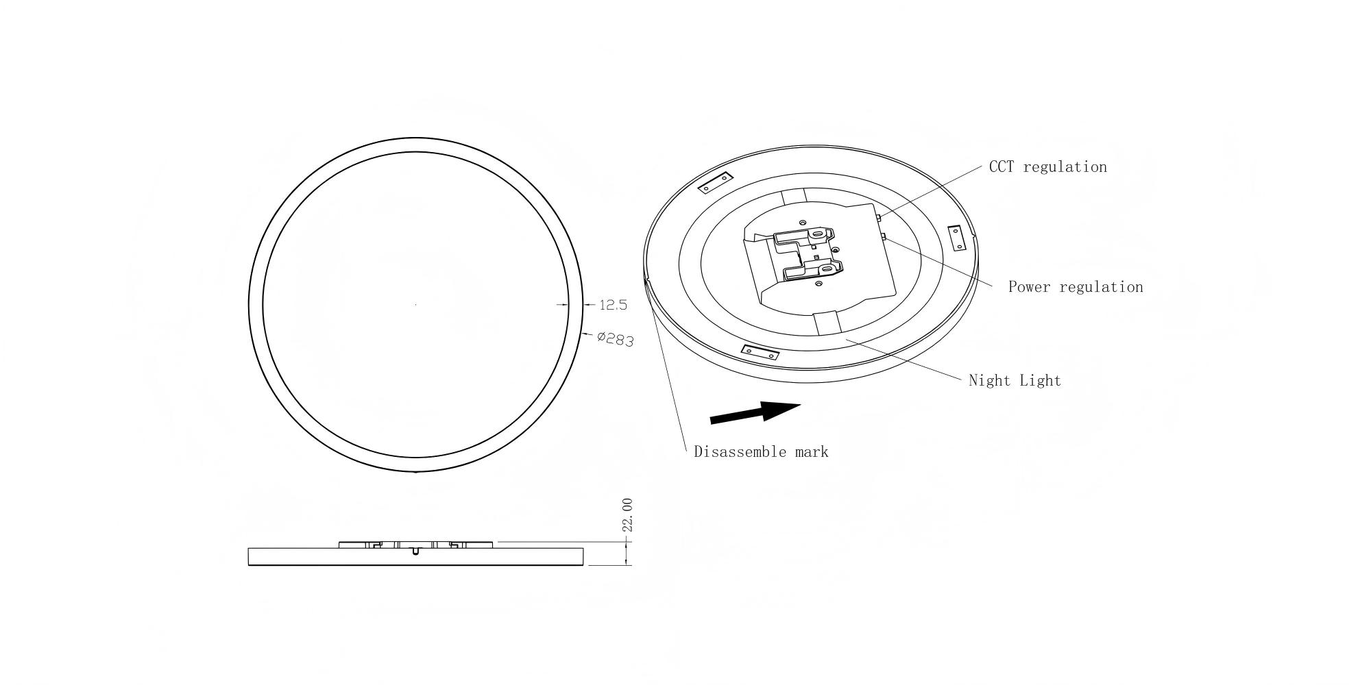 https://www.reerlighting.com/reerlighting-assets/disegni-tecnici/Plafone_Giotto_multipower_cct_Luce_notturna_283mm_CAD.jpg